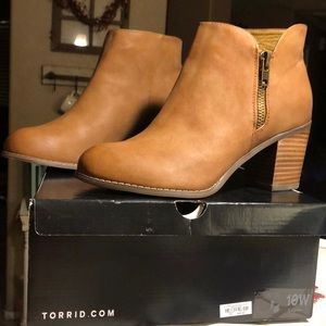 Tan Torrid Heel Booties